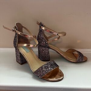 Betsy Johnson Glitter Heels